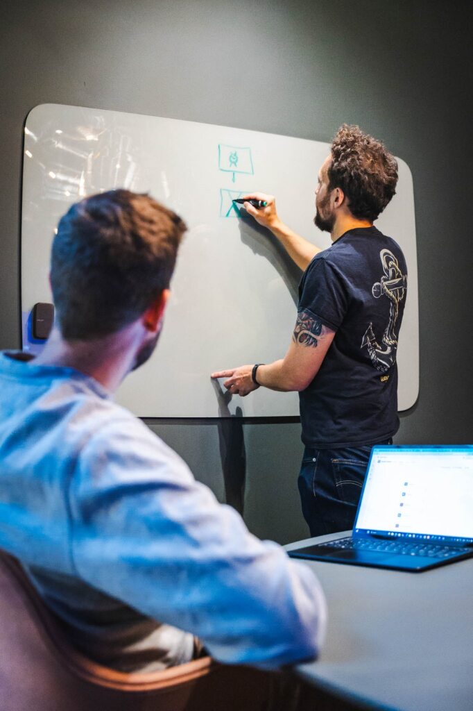 HverdagsAI whiteboard workshop session